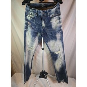 Jordan Craig Legacy Edition Aaron Distressed Mens Blue Jeans Size 34 / 32